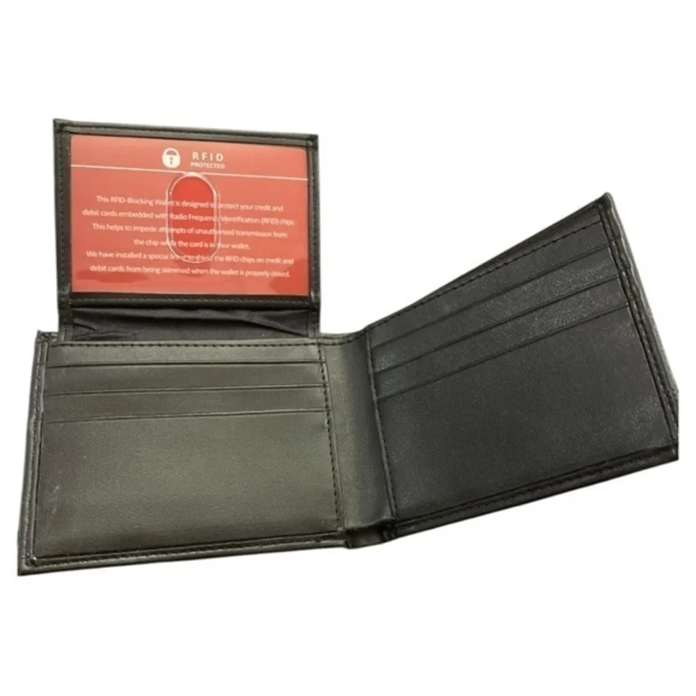 Perry Ellis‎ NWT Men’s Black RFID Bifold Passkey Wallet